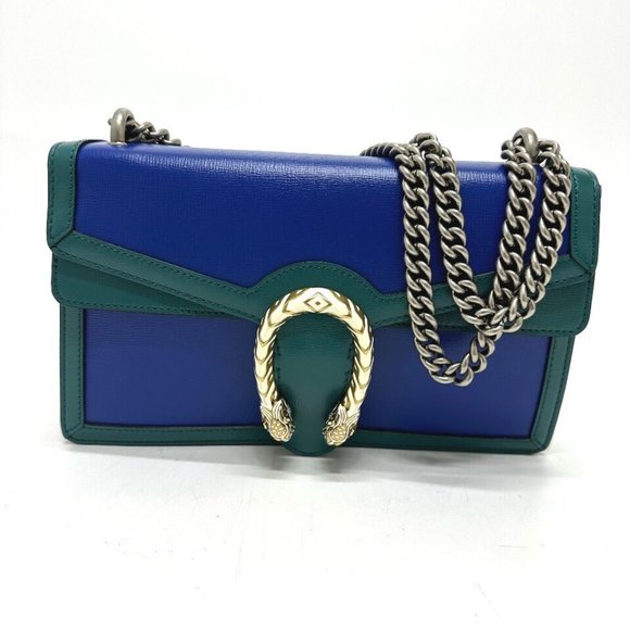 GUCCI Bicolor Duonisos Chain Shoulder Bag - Picture 10 of 16